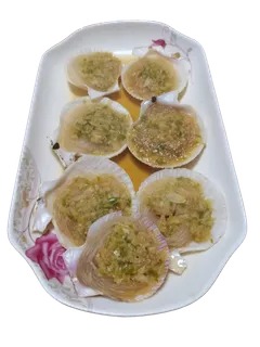 蒜蓉粉丝扇贝瑶柱清蒸免抠元素实拍高清摄影食物素材元素