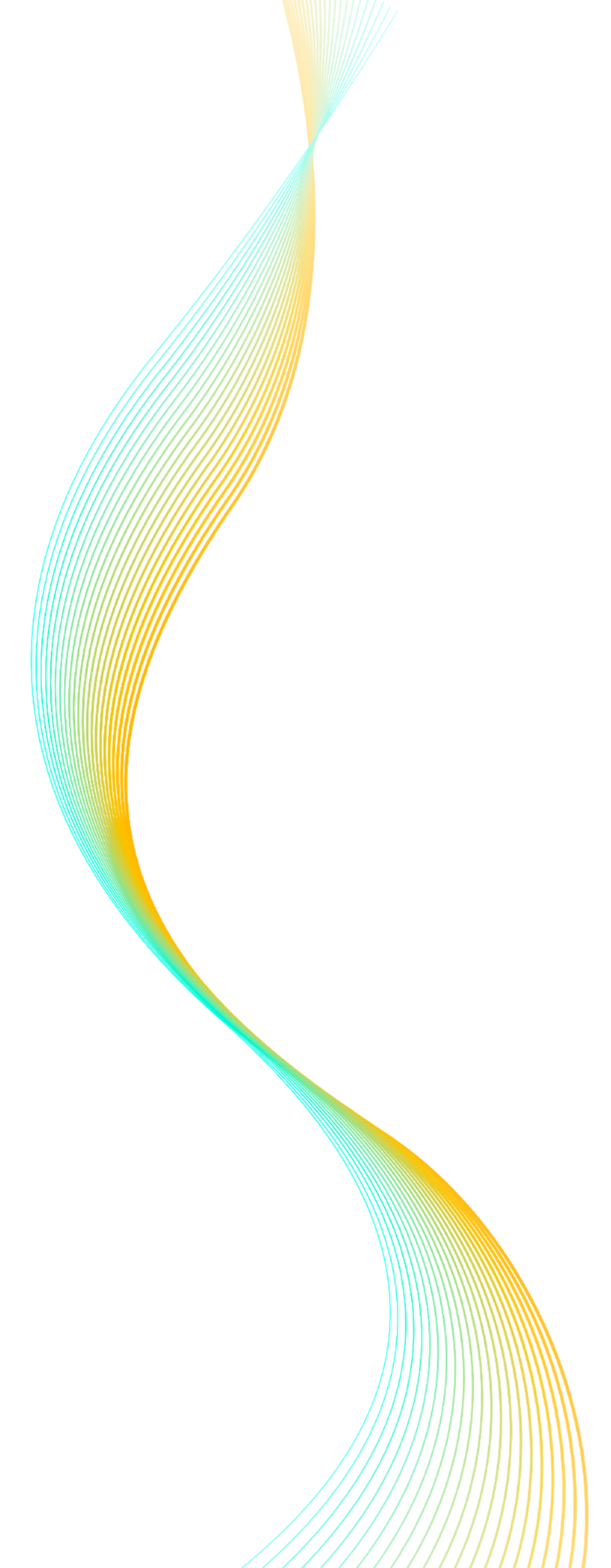 蓝橙色条纹渐变线条科技电商免抠png