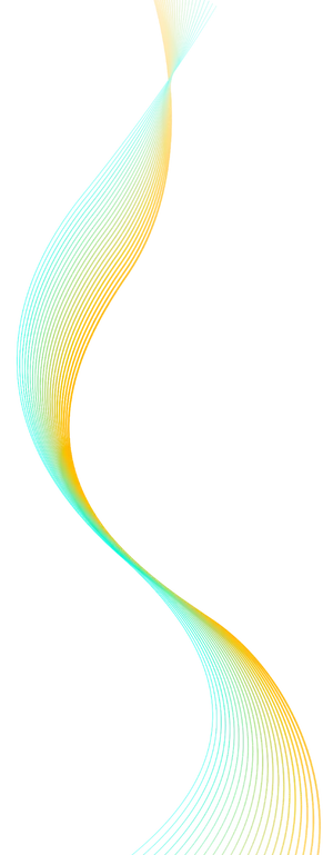蓝橙色条纹渐变线条科技电商免抠png