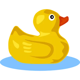 鸭子卡通黄色