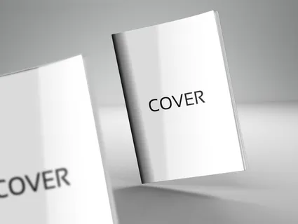 简约画册样机