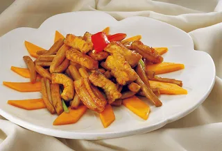 0806X-015茶树菇爆鳝柳