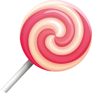 可爱彩色棒棒糖素材免扣
