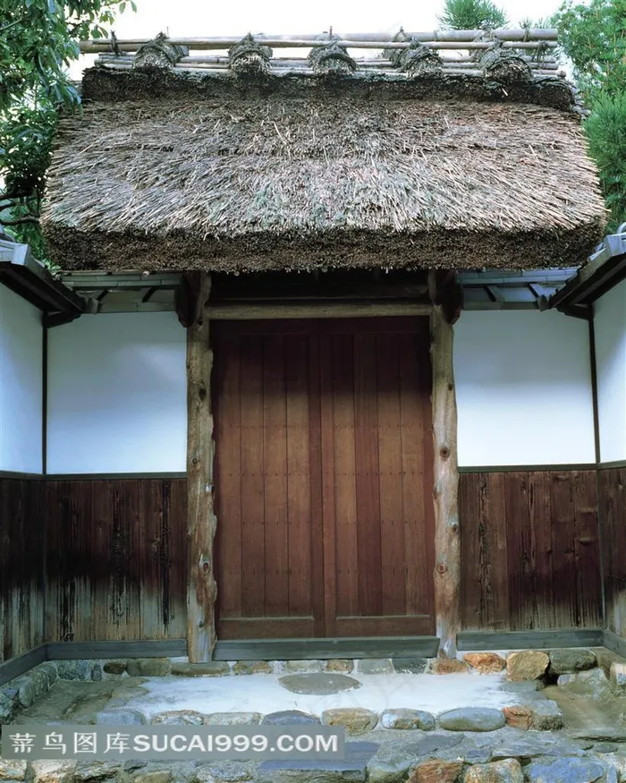 草顶民居素材