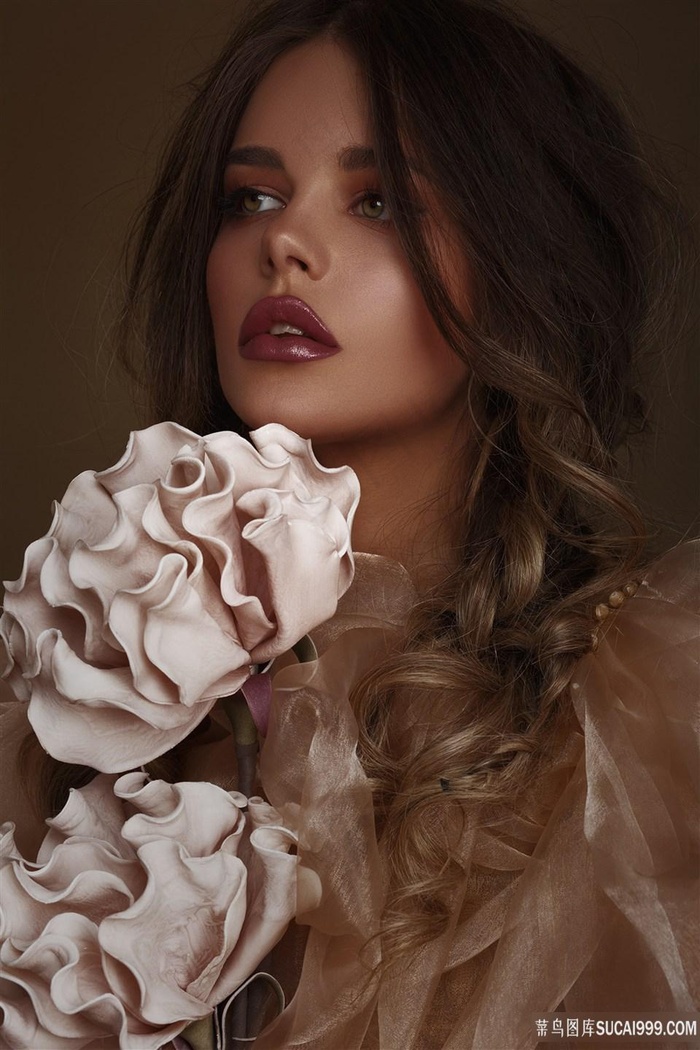 时尚美女模特美容