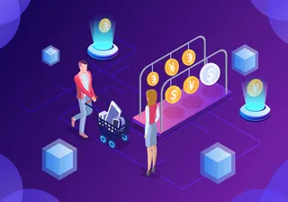 商务2.5D未来科技商务素材