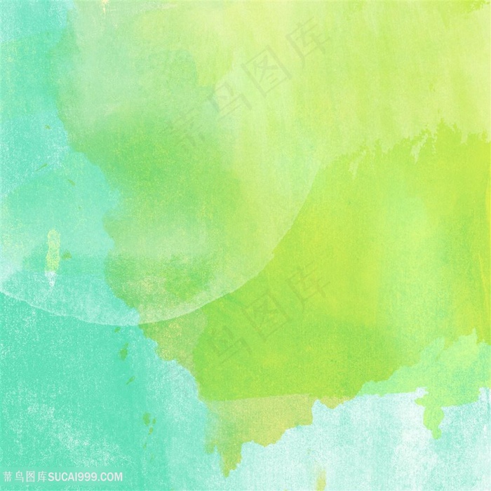 粉蓝嫩绿色水墨背景图片