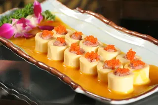 法国鹅肝玉子豆腐68元