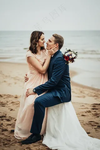 海边婚纱写真摄影