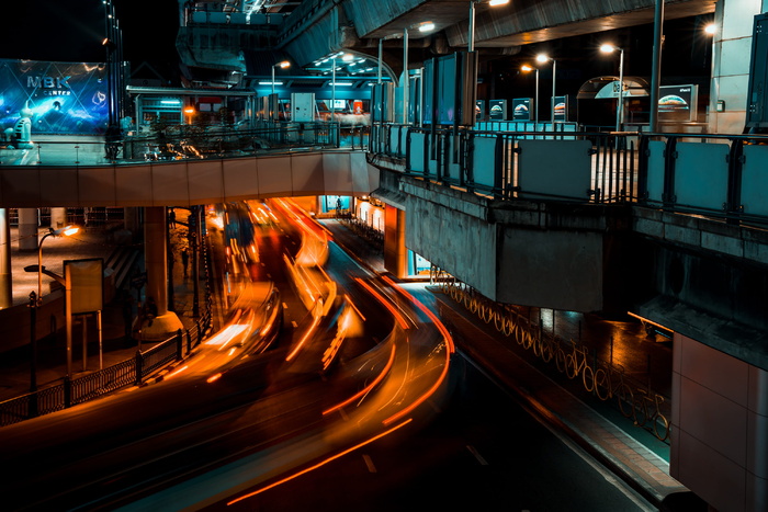 高清唯美城市夜景街景