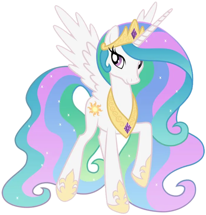 卡通小马简笔素材