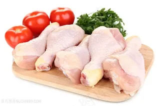 鲜美食材鸡腿特写高清图片