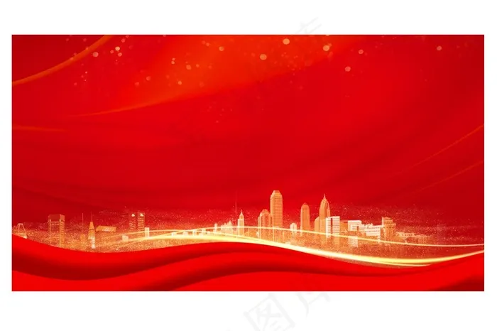 城市展板背景psd模版下载