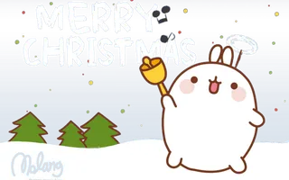 圣诞节小兔子