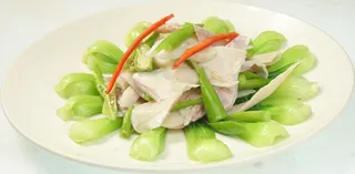 38 青椒菜脯爆响螺 阜平饺子城