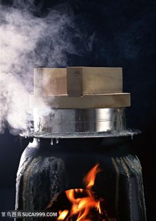 北京烤鸭烤炉高清素材