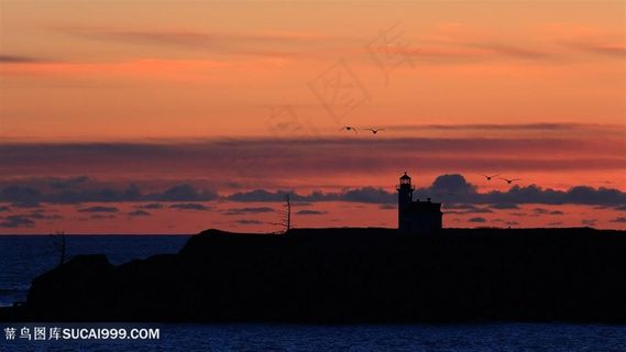 黄昏美景风景画壁纸