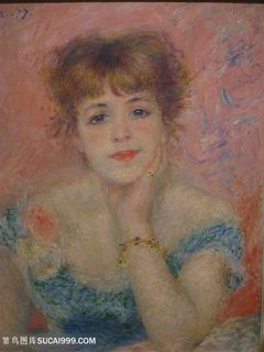 奥古斯特 · 雷诺阿，女演员珍妮 · 萨马里