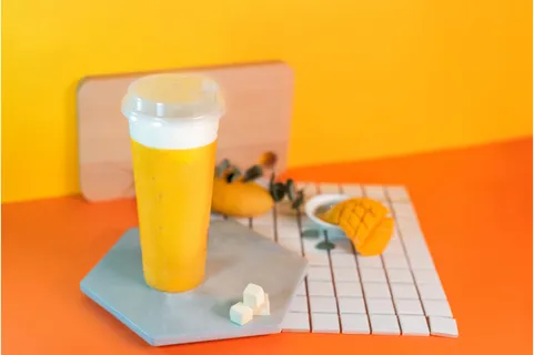 奶茶店水果茶饮品特饮高清图芝士芒芒