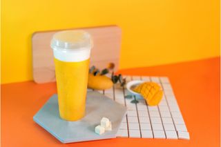 奶茶店水果茶饮品特饮高清图芝士芒芒