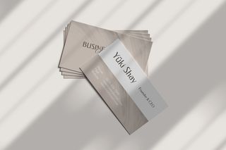 名片样机  不带文字效果请看清