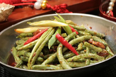 干锅四季豆 (1)