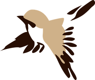 简约风手绘素描动画小鸟鸟儿免扣PNG图片素材 (81)