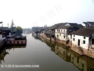 江南古镇水乡风景图片下载