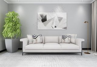 沙发绿植室内设计图片