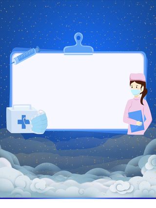 医院过道走道宣传空白模板