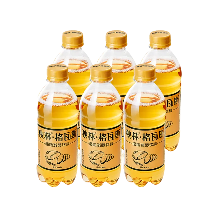秋林 格瓦斯4超市商品白底图免抠实物摄影png格式图片透明底
