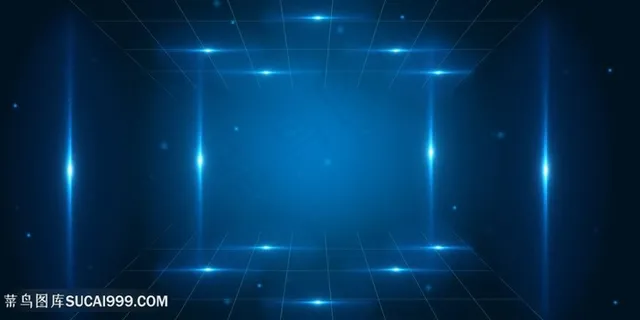 三维立体空间科技背景