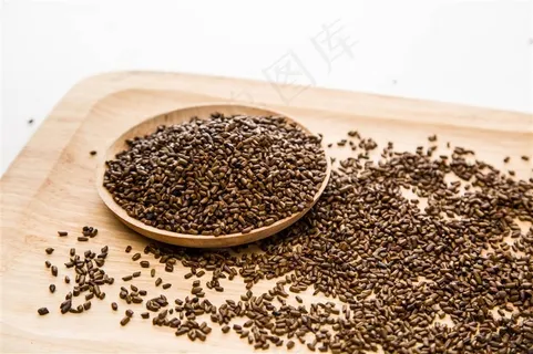 决明子茶勺子摄影