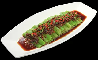 冬菜臊子蒸丝瓜 29