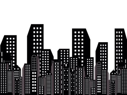 城市 PNG 图像免抠