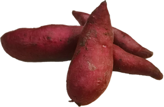 一堆烤红薯紫薯地瓜掰开花青素免抠实拍高清摄影元素素材