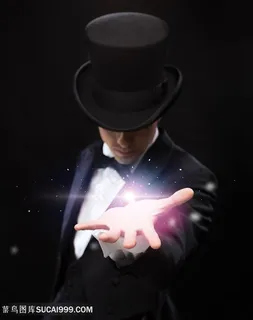 正在表演魔法的魔法师 正在表演魔法的魔法师