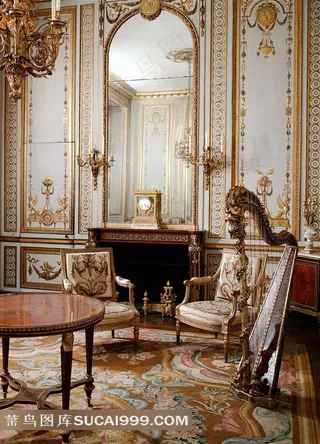 欧式奢华皇宫宫殿内景图片