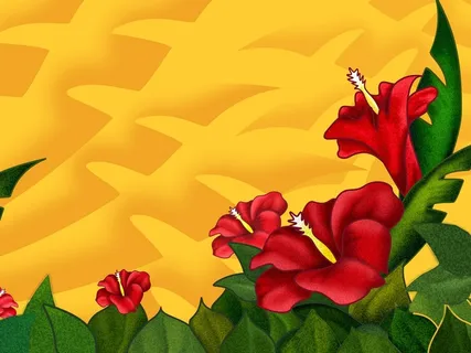 图片设计素材背景鸟语花香