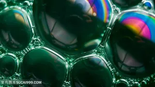 时尚气泡背景元素