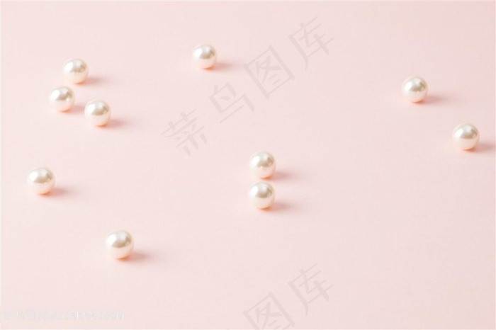 珍珠粉色留白背景