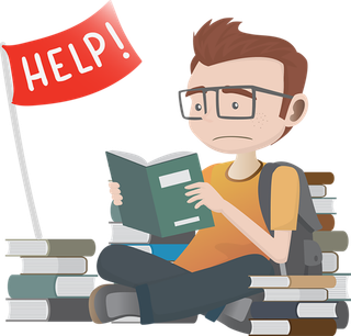 互助学习卡通男孩简笔少儿兴趣班