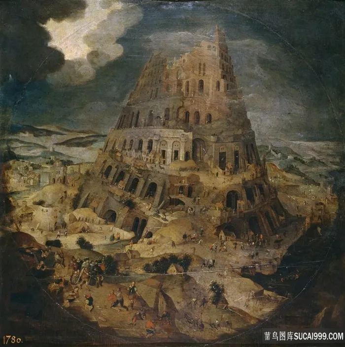 欧洲建筑油画