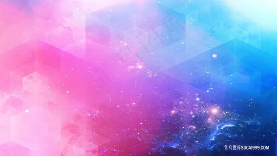 粉色蓝色渐变星空唯美背景