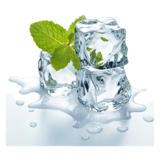 夏季清凉冰块素材