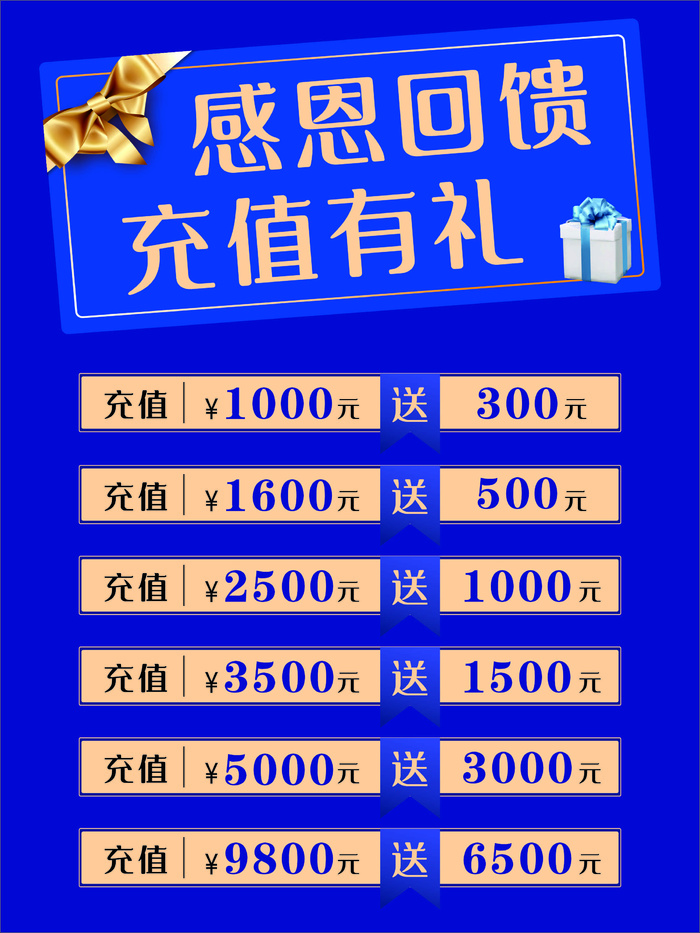 充值宣传活动样板cdr矢量模版下载