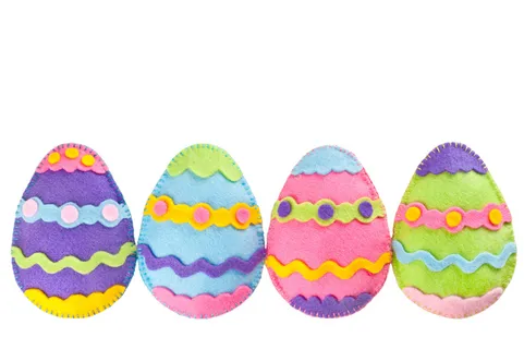 复活节彩蛋毛毡制品