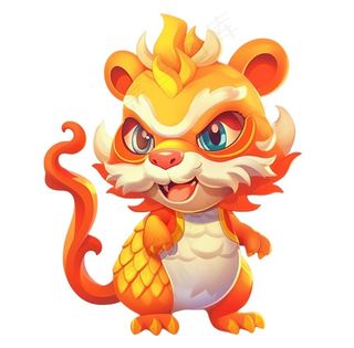 龙卡通可爱元素