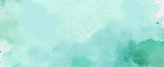 绿色水彩斑驳背景