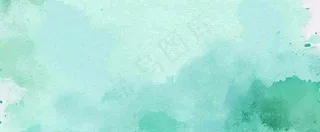 绿色水彩斑驳背景